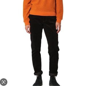 Topo Designs Corduroy Pants black size 4 with black buttons